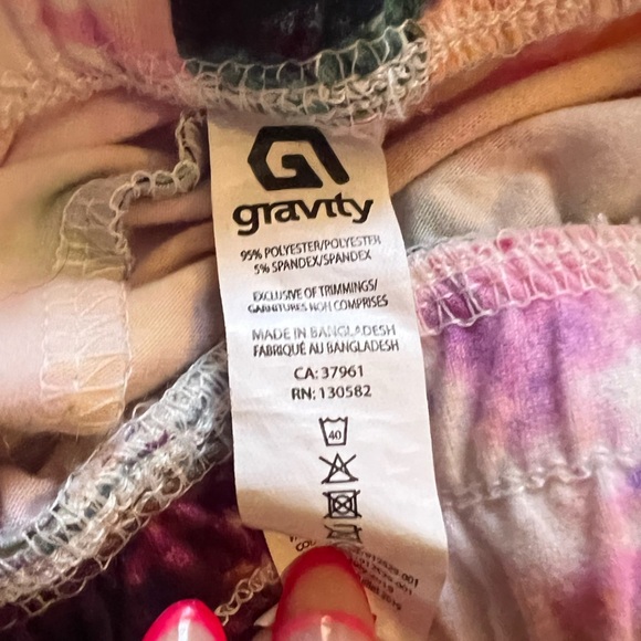 Gravity Star Tie Dye Soft Jogging Pants M - Picture 5 of 5